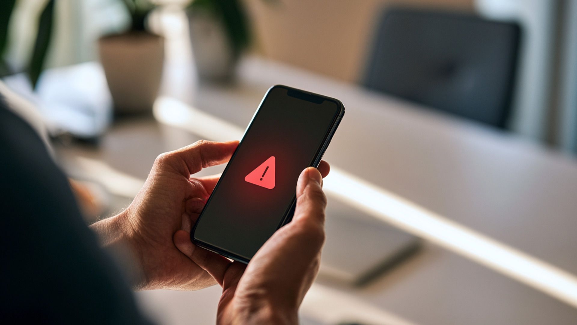 Betrugswarnung auf dem Handy