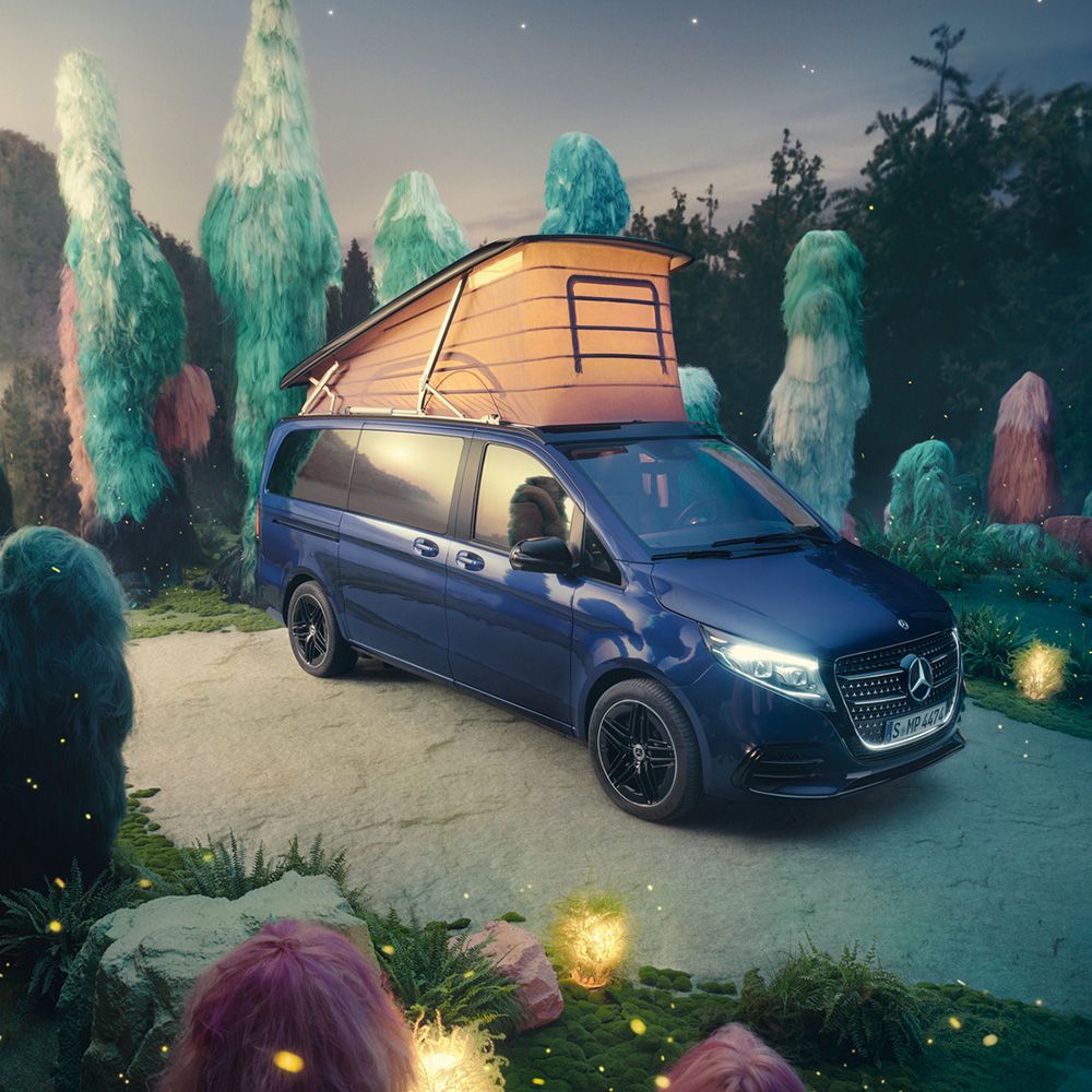 Camper im Zauberwald