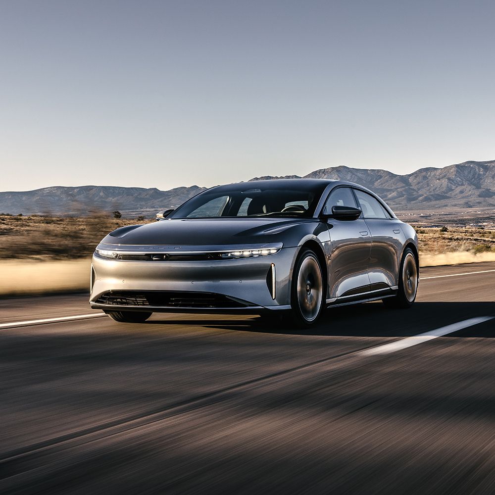 Lucid Air auf der Straße