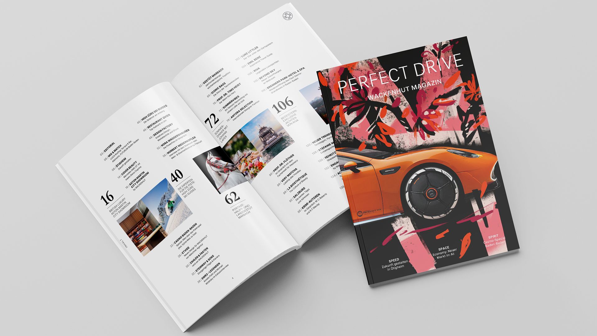 Ein geschlossenes und ein geöffnetes Magazin