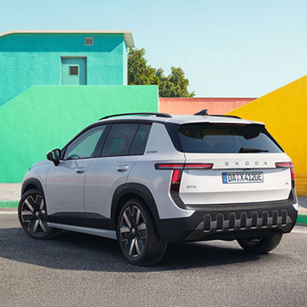 Heckansicht Skoda Epiq