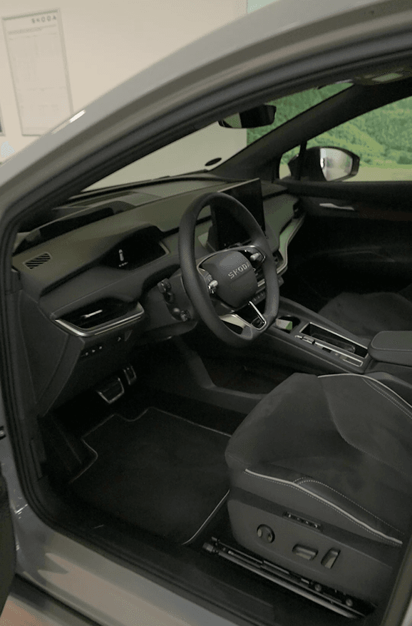 Das Interieur des neuen Skoda Enyaq