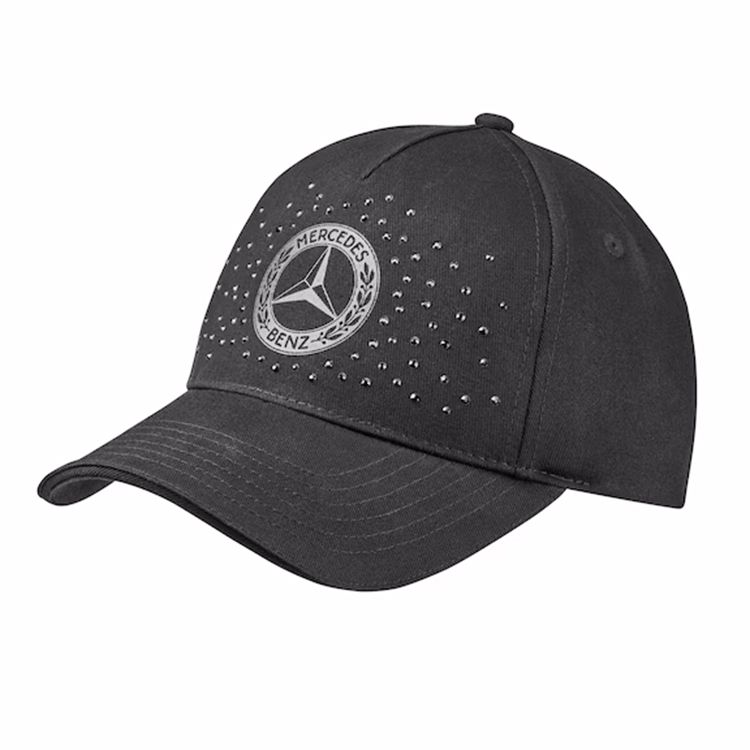schwarze Cap mit Mercedes-Benz Stern